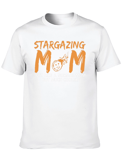 Stargazing Mom T-Shirt - Cool Celestial Design