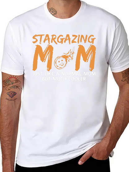 Stargazing Mom T-Shirt - Cool Celestial Design