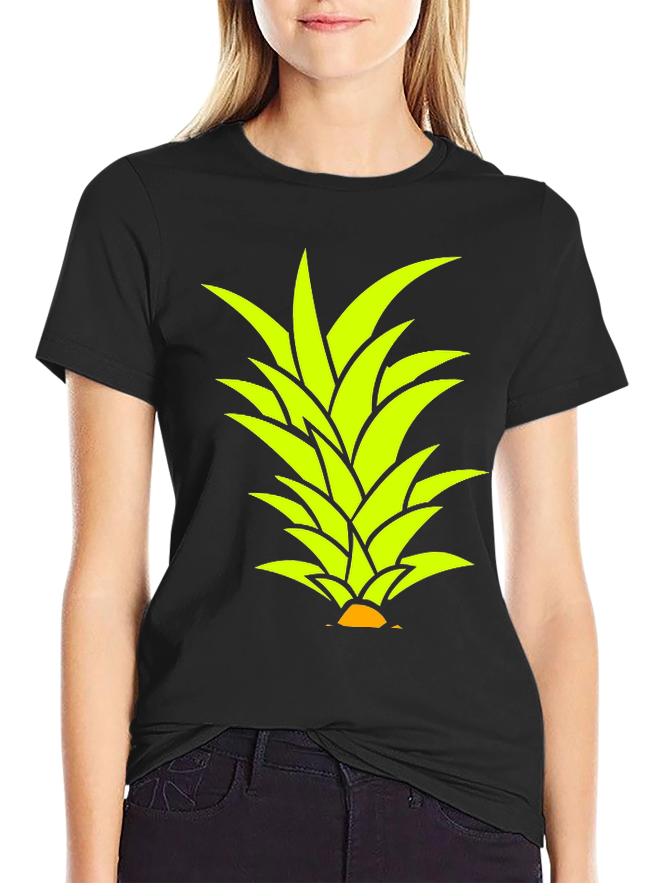 Pineapple Top Graphic T-Shirt - Tropical Style