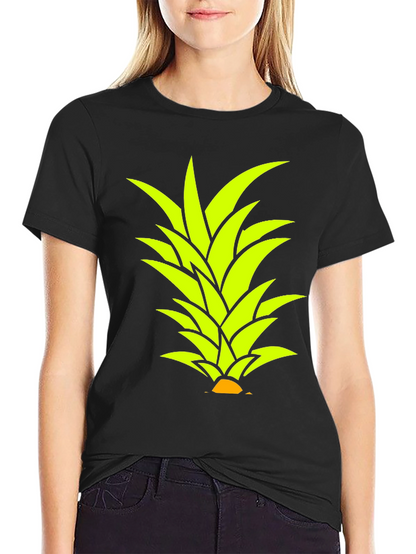 Pineapple Top Graphic T-Shirt - Tropical Style