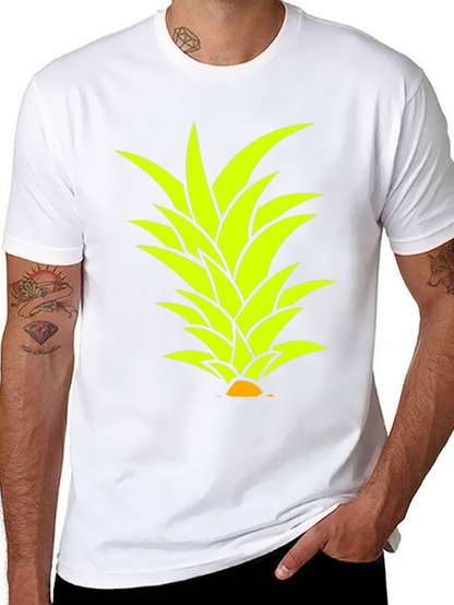 Pineapple Top Graphic T-Shirt - Tropical Style