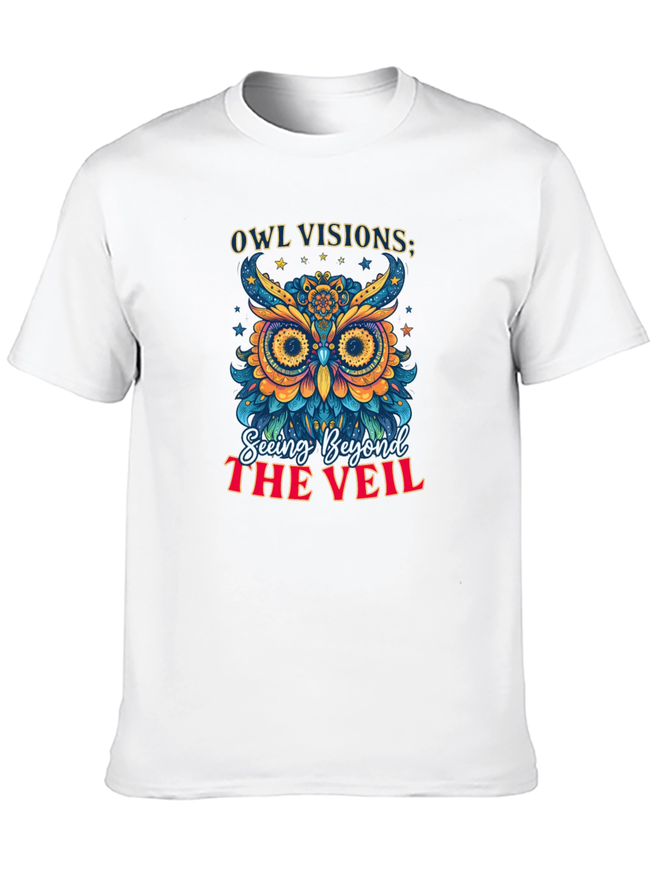 Owl Visions Graphic T-Shirt: Seeing Beyond the Veil