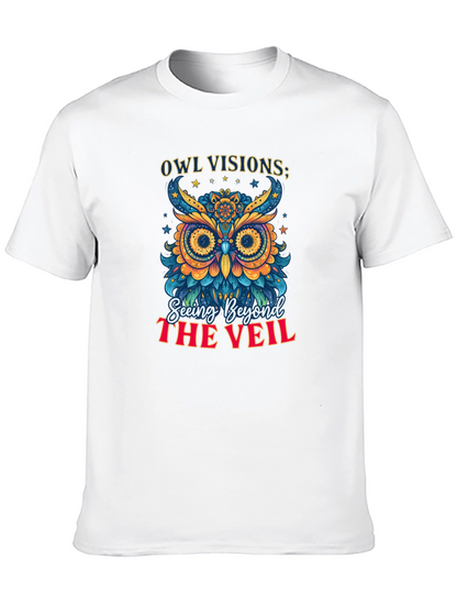 Owl Visions Graphic T-Shirt: Seeing Beyond the Veil