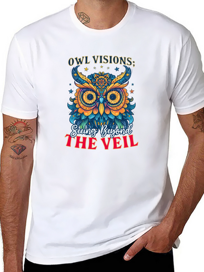 Owl Visions Graphic T-Shirt: Seeing Beyond the Veil