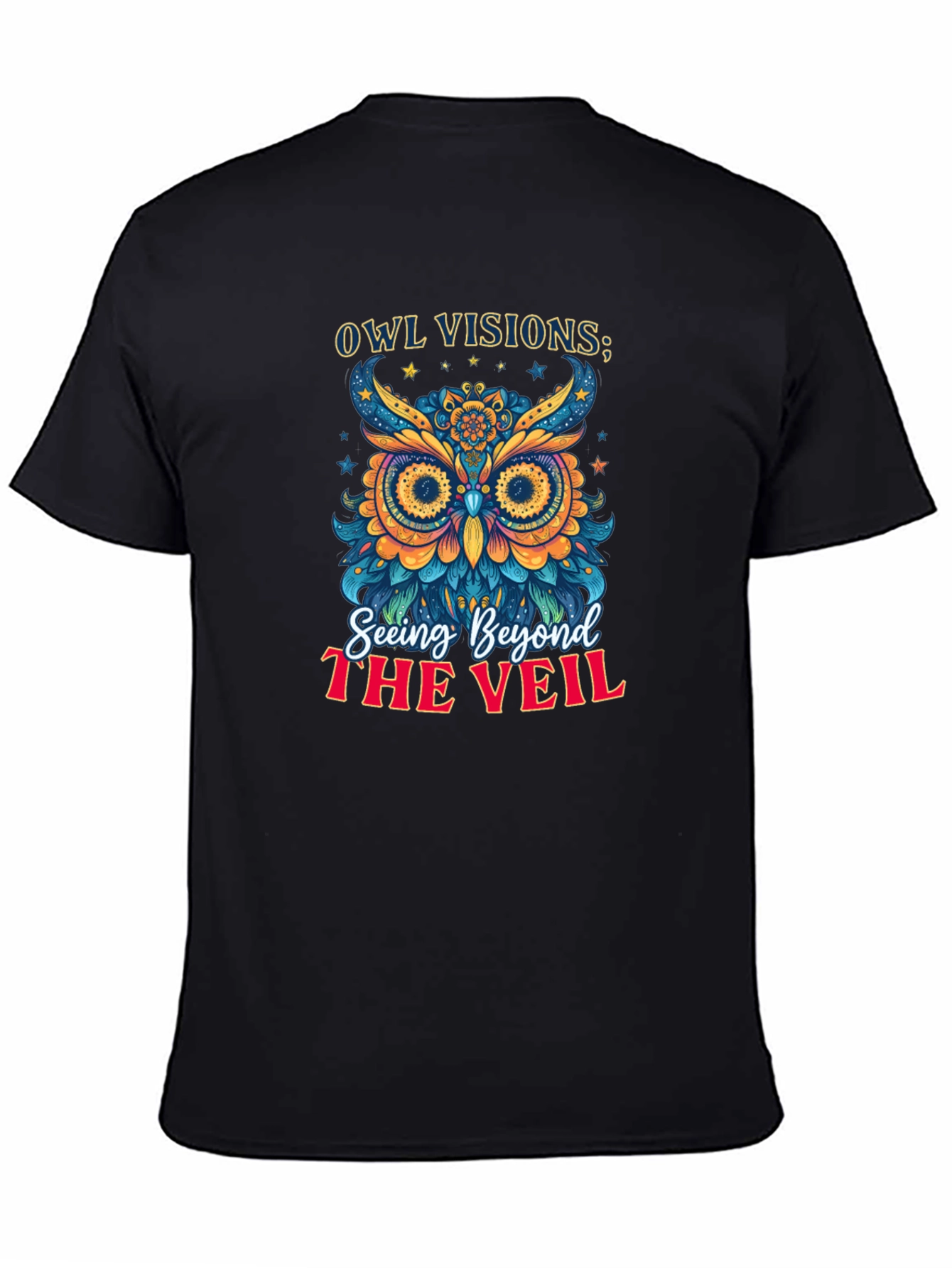 Owl Visions Graphic T-Shirt: Seeing Beyond the Veil