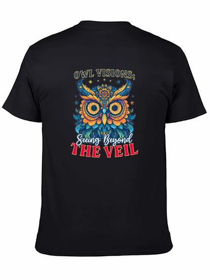 Owl Visions Graphic T-Shirt: Seeing Beyond the Veil