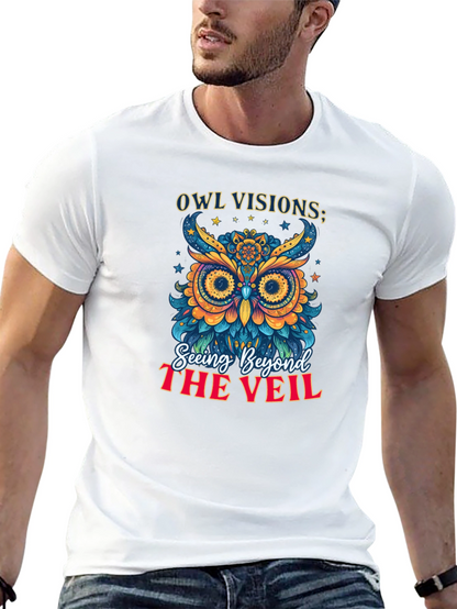 Owl Visions Graphic T-Shirt: Seeing Beyond the Veil