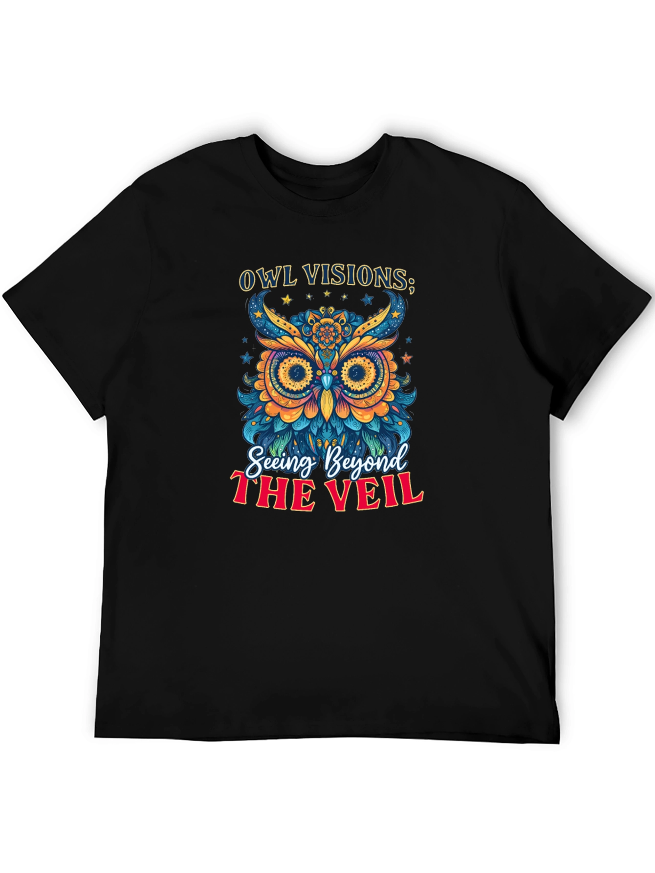 Owl Visions Graphic T-Shirt: Seeing Beyond the Veil