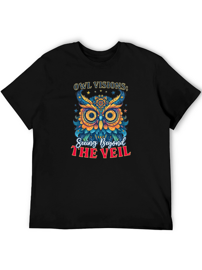Owl Visions Graphic T-Shirt: Seeing Beyond the Veil