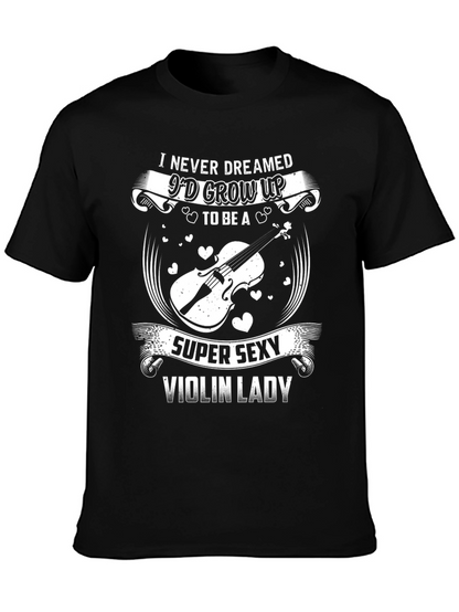 Super Sexy Violin Lady T-Shirt