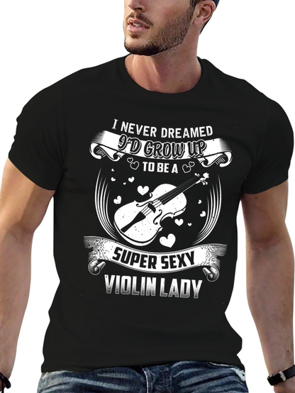 Super Sexy Violin Lady T-Shirt