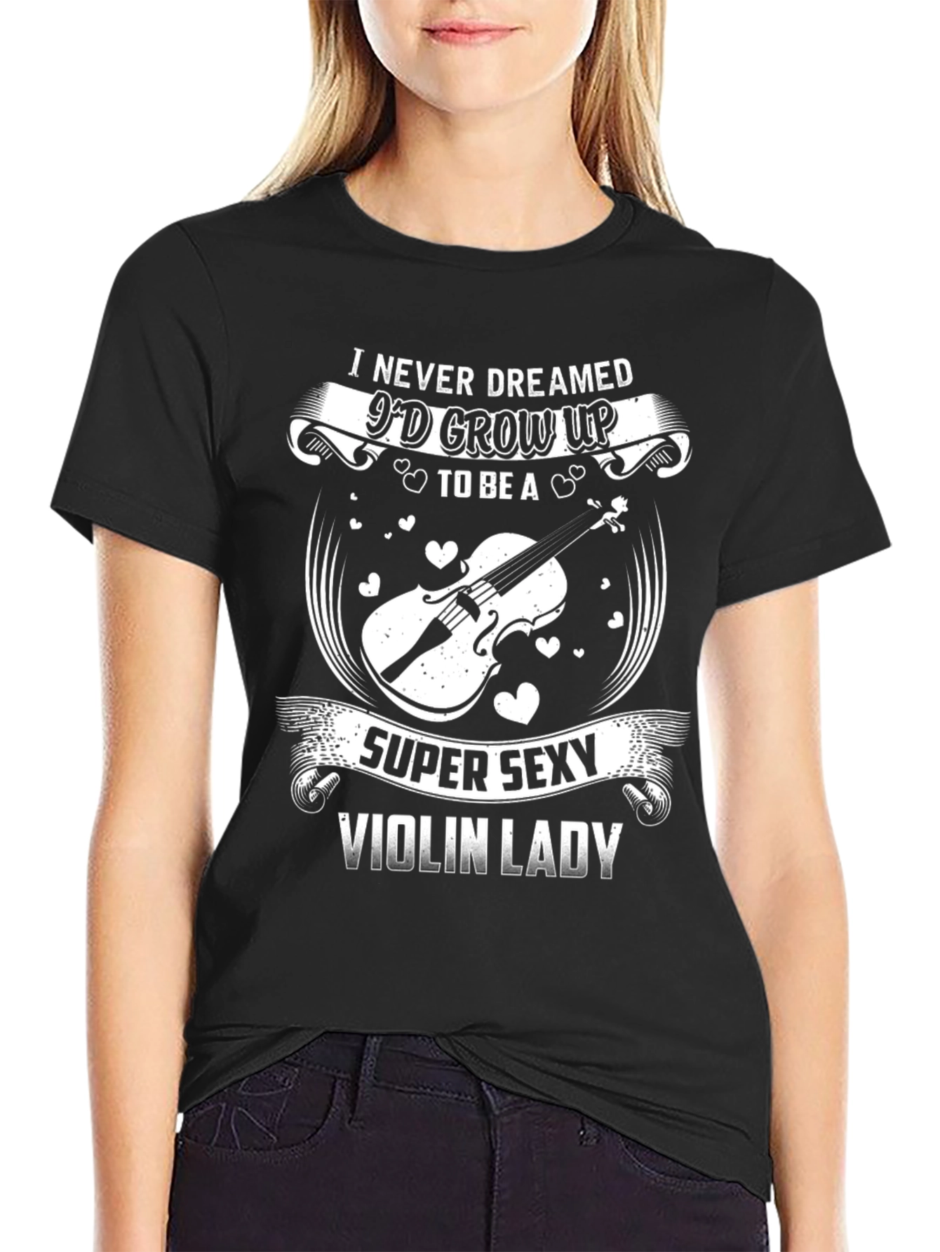 Super Sexy Violin Lady T-Shirt