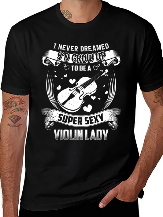 Super Sexy Violin Lady T-Shirt