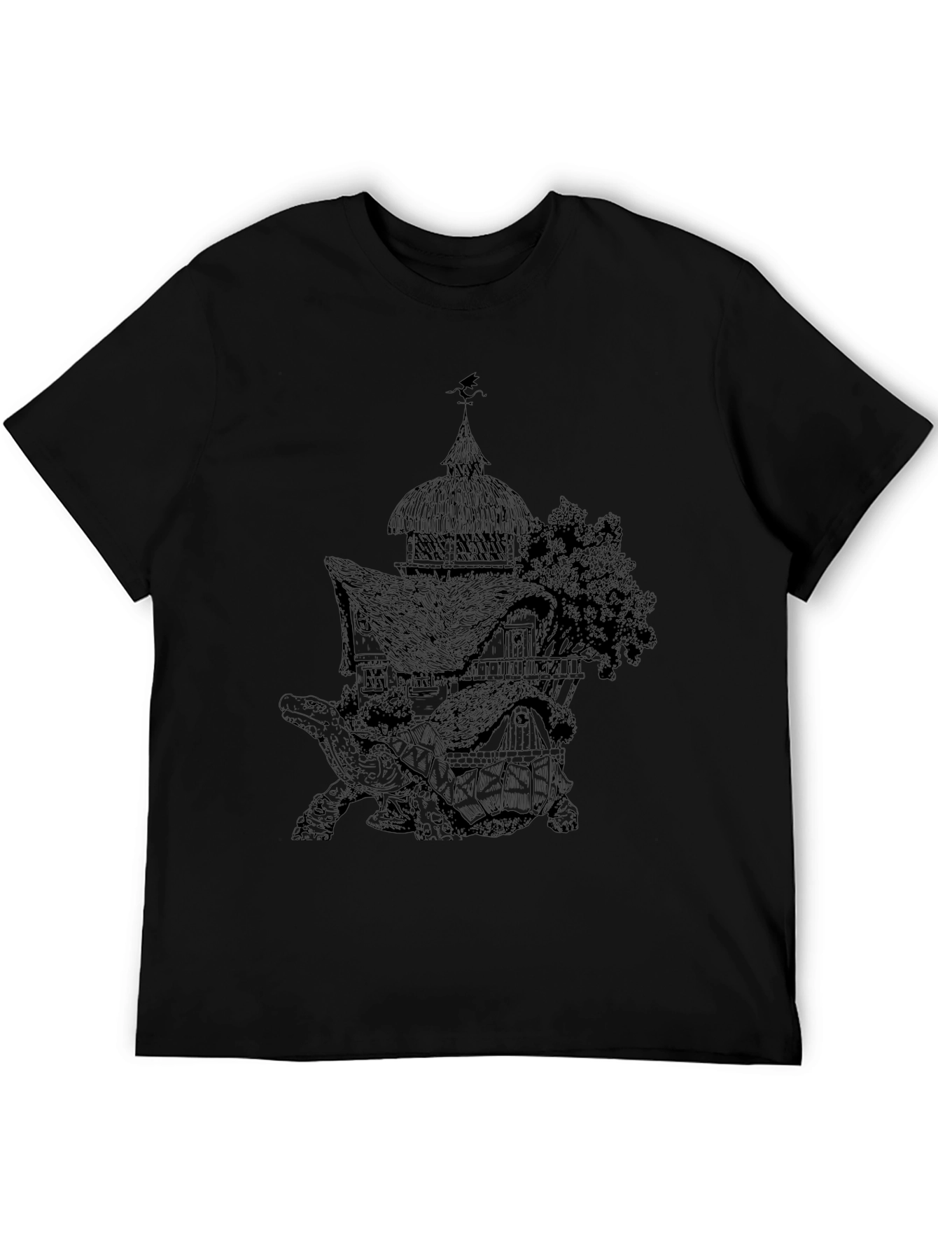 Turtle House Tee - Unique Graphic Print