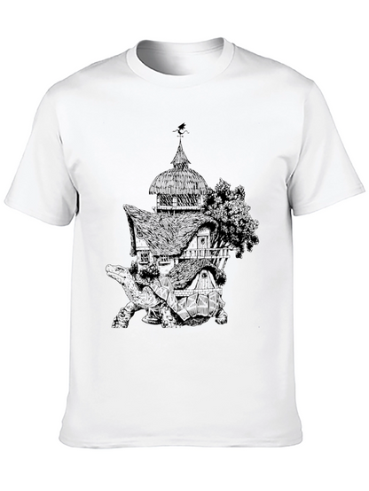 Turtle House Tee - Unique Graphic Print