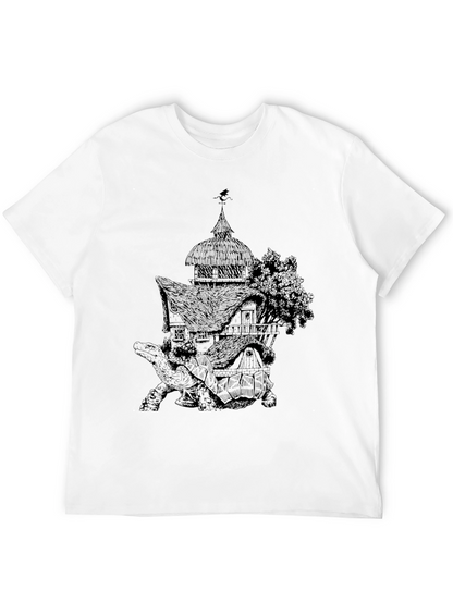 Turtle House Tee - Unique Graphic Print