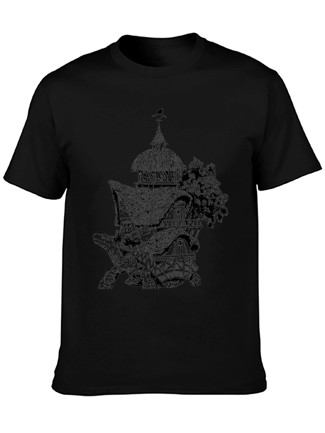 Turtle House Tee - Unique Graphic Print