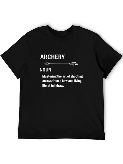 Archery Definition T-Shirt - Black