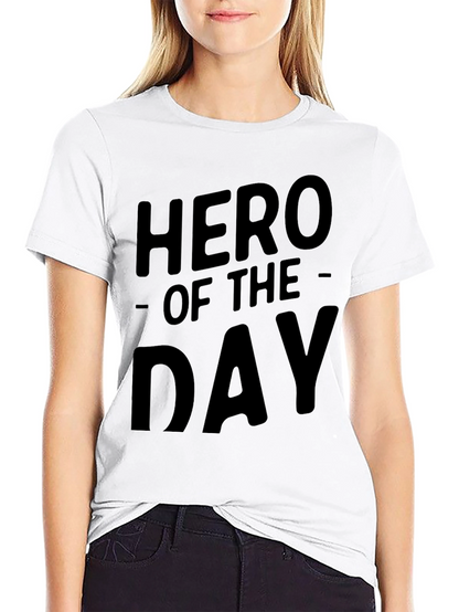 Hero of the Day Black Graphic Tee