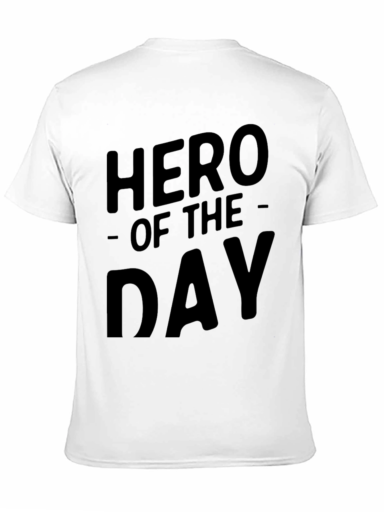 Hero of the Day Black Graphic Tee