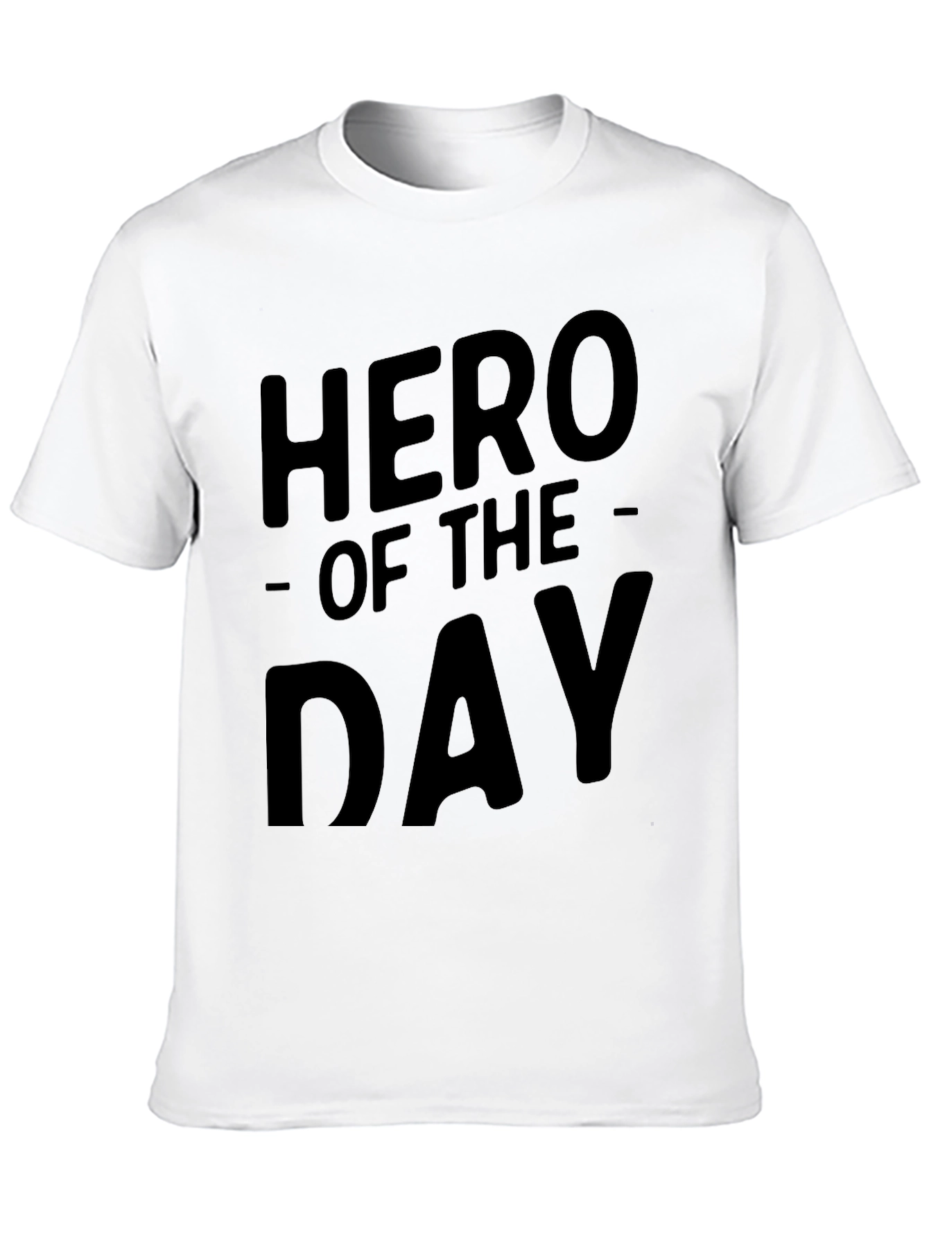 Hero of the Day Black Graphic Tee