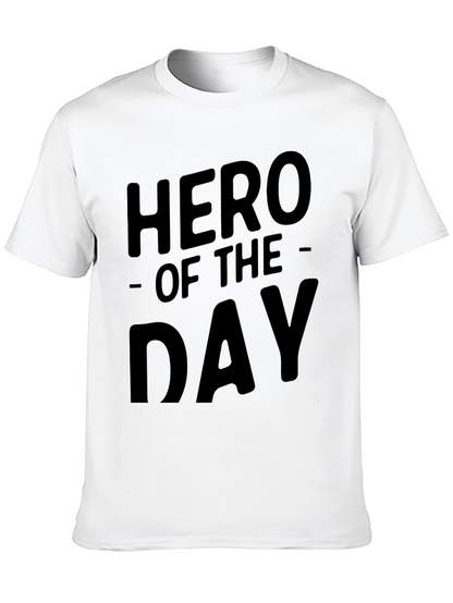 Hero of the Day Black Graphic Tee