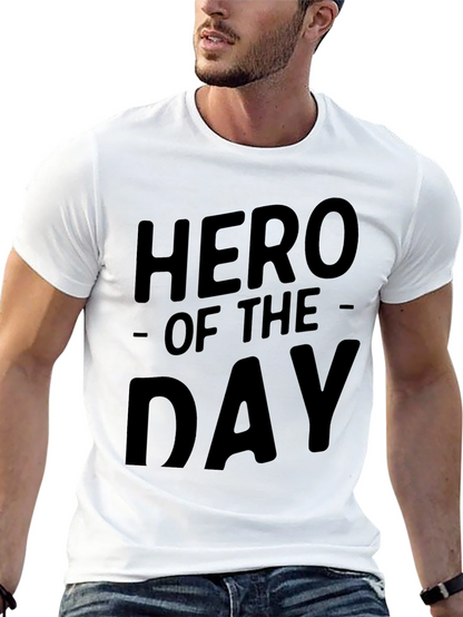 Hero of the Day Black Graphic Tee