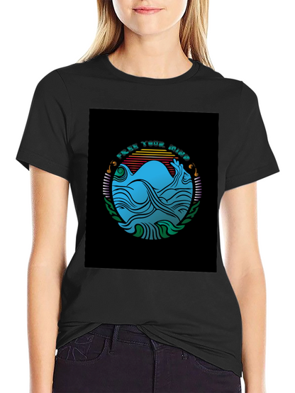Free Your Mind Graphic Tee - Black T-Shirt