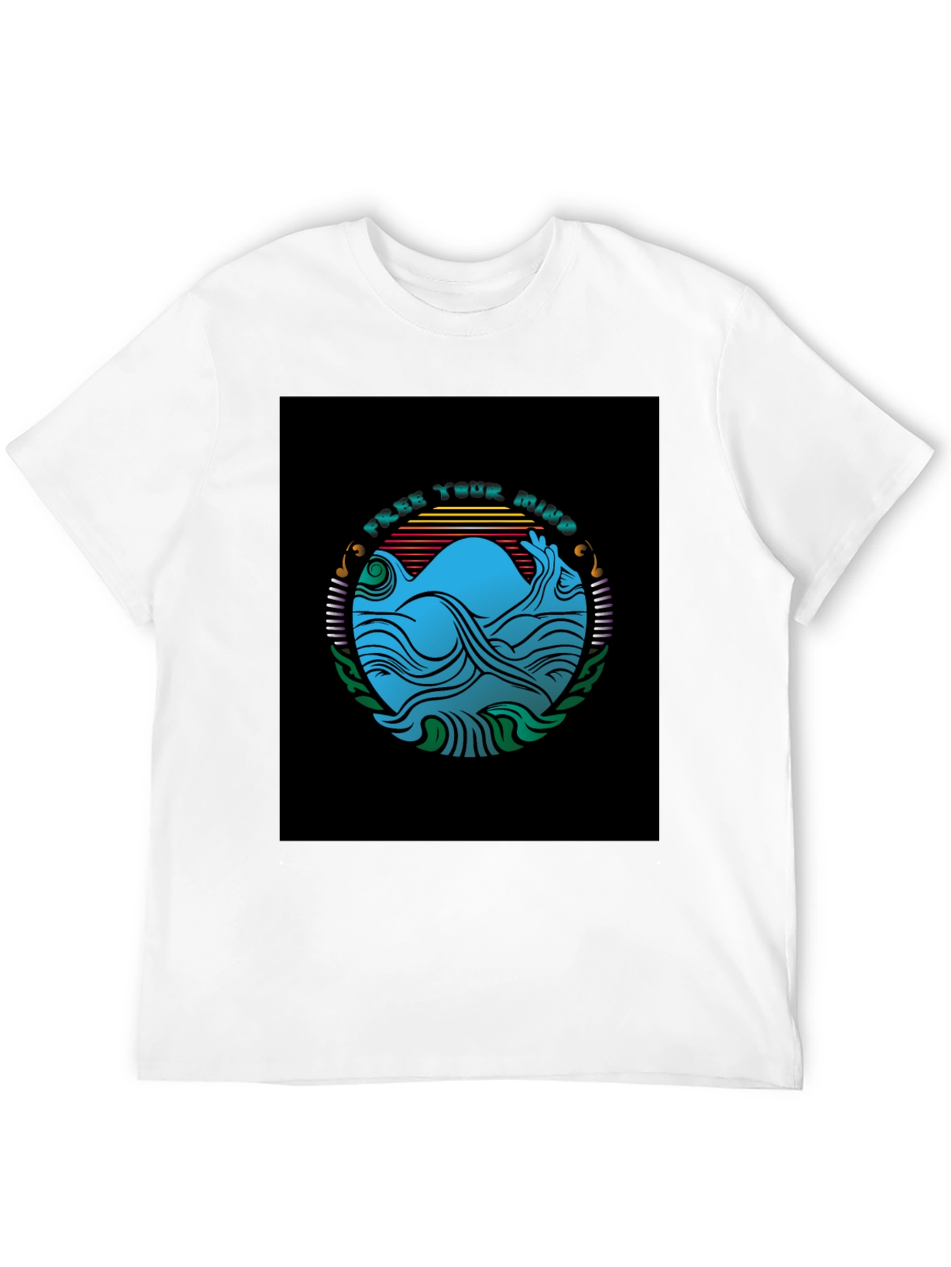 Free Your Mind Graphic Tee - Black T-Shirt