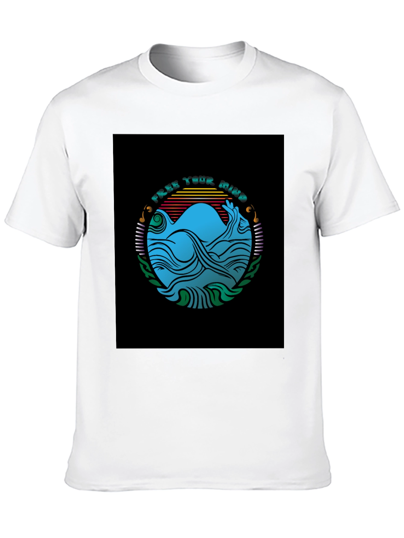 Free Your Mind Graphic Tee - Black T-Shirt