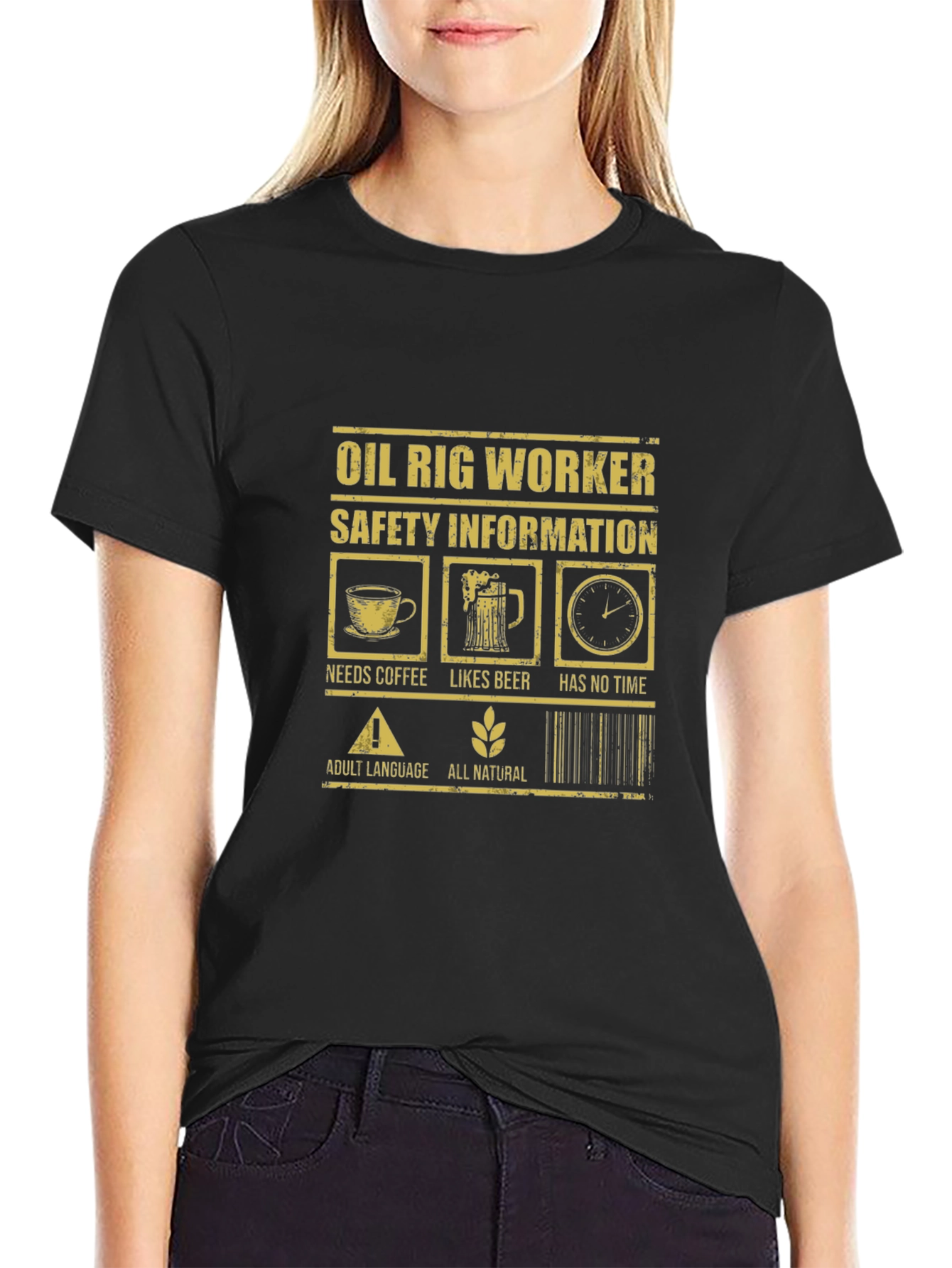 Oil Rig Worker Safety Humor T-Shirt