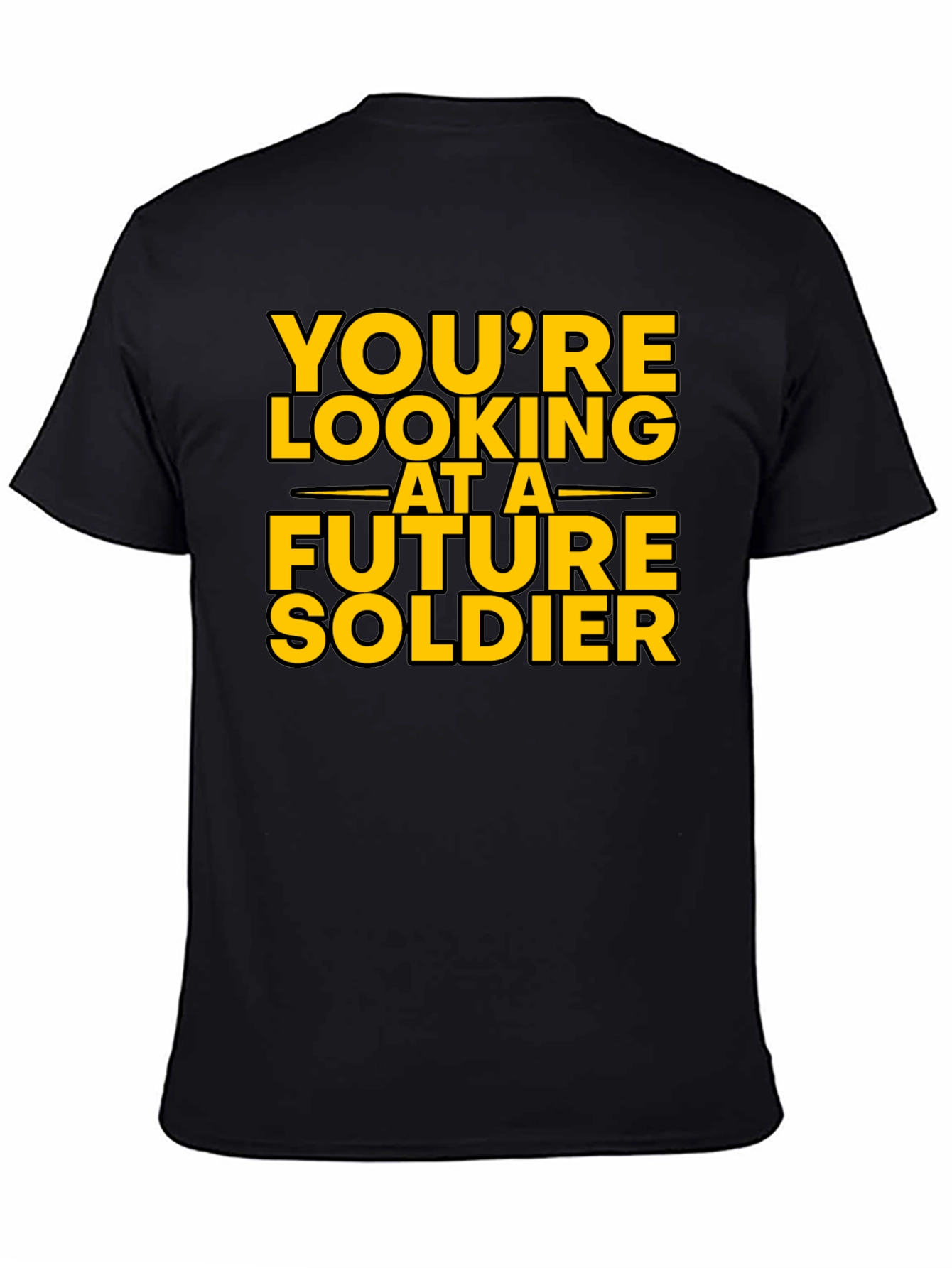 Future Soldier Black Graphic Tee