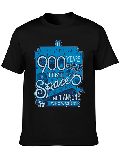Doctor Who 900 Years Time Space Graphic T-Shirt