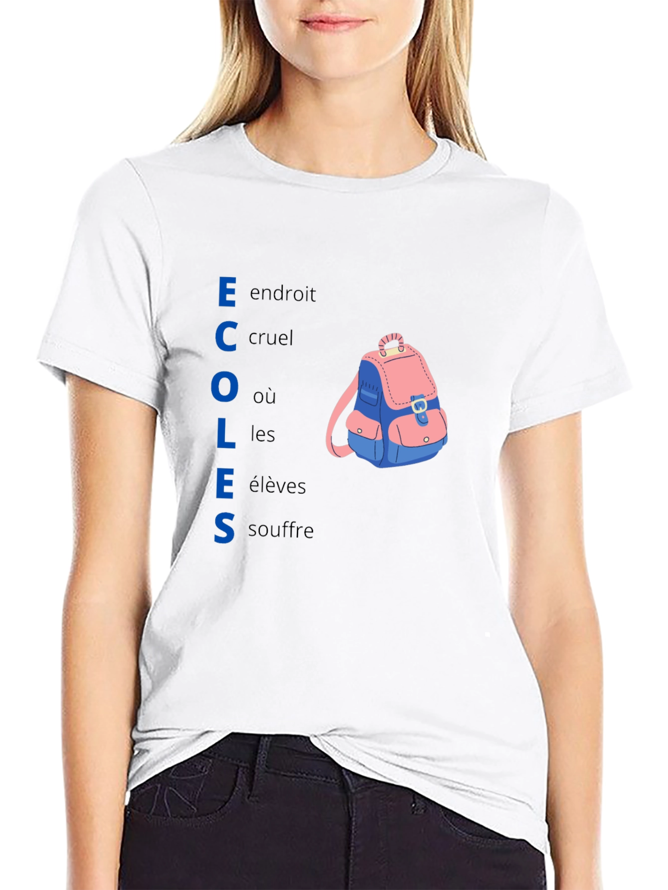 Schools Cruel Place Backpack T-Shirt