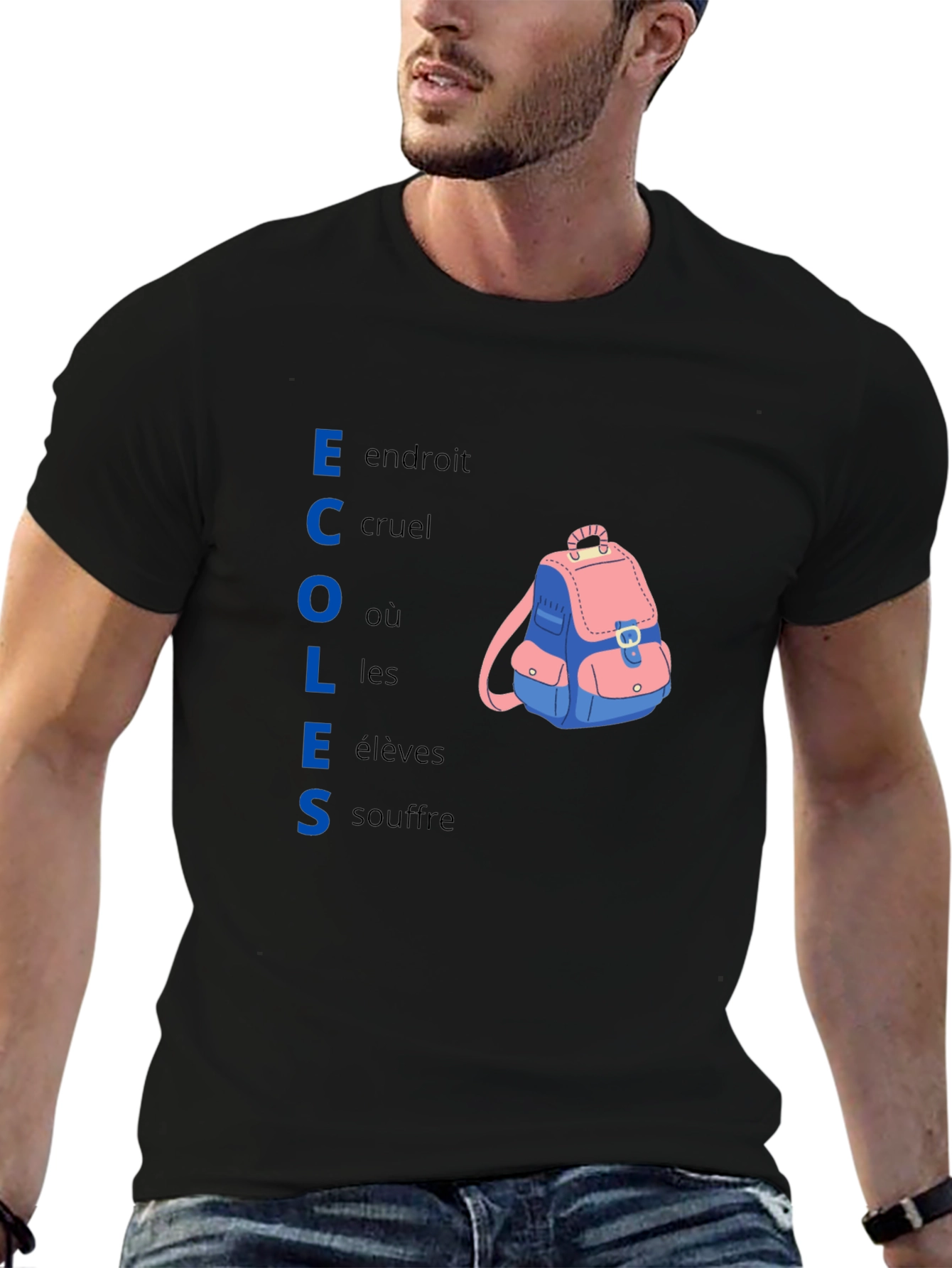 Schools Cruel Place Backpack T-Shirt
