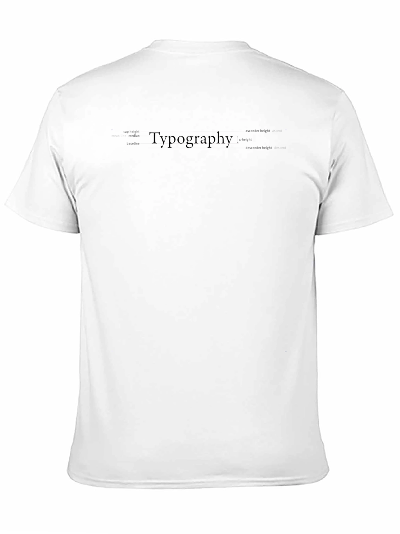 Typography Tee - Black Cotton Graphic T-Shirt