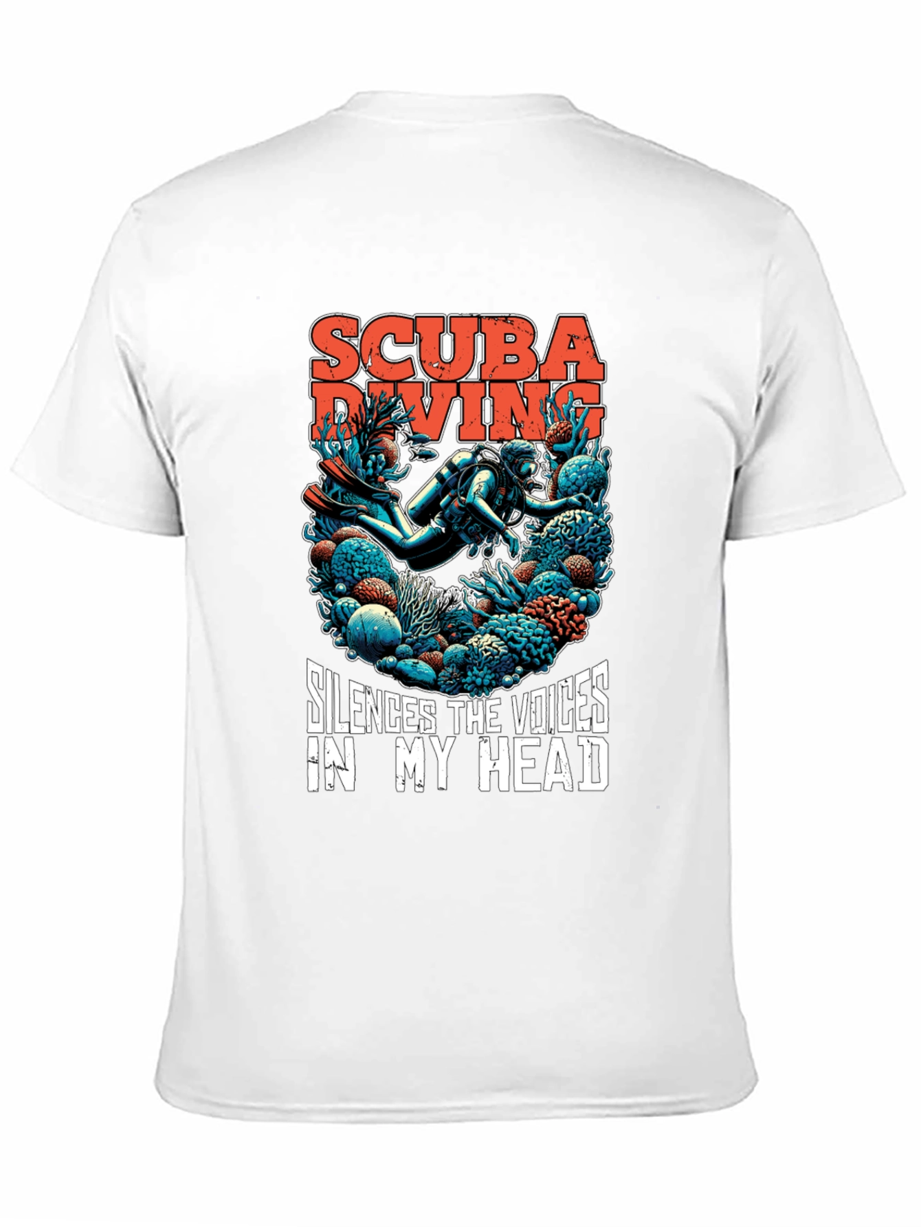 Scuba Diving T-Shirt - Silences the Voices Graphic Tee