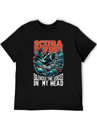 Scuba Diving T-Shirt - Silences the Voices Graphic Tee