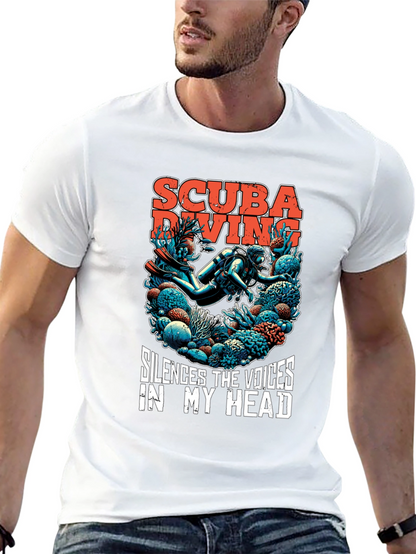 Scuba Diving T-Shirt - Silences the Voices Graphic Tee