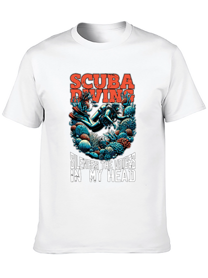 Scuba Diving T-Shirt - Silences the Voices Graphic Tee