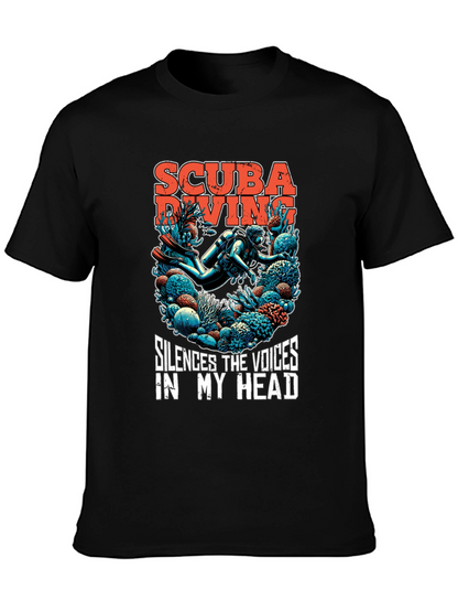 Scuba Diving T-Shirt - Silences the Voices Graphic Tee