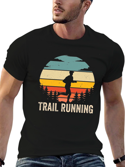 Trail Running Retro Graphic Tee