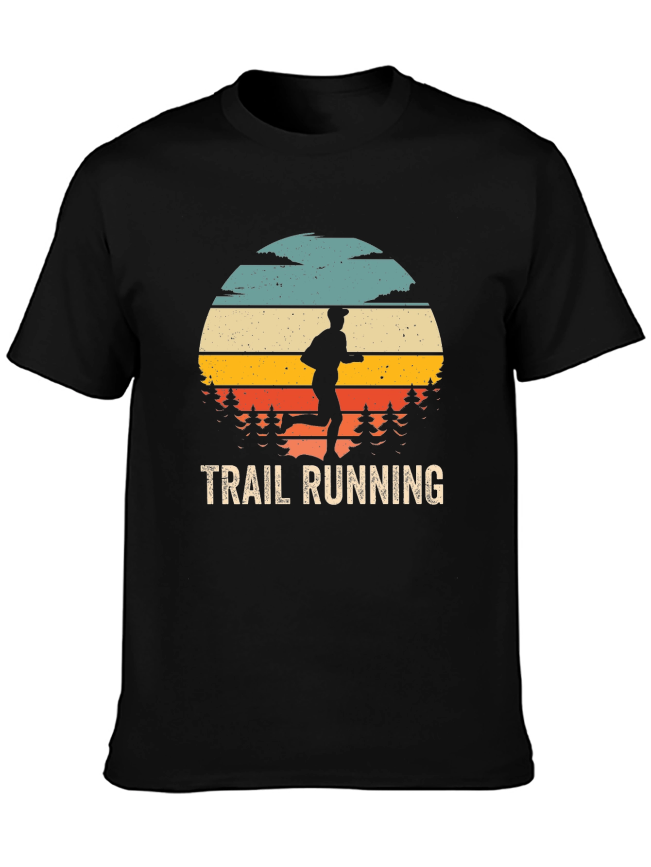 Trail Running Retro Graphic Tee