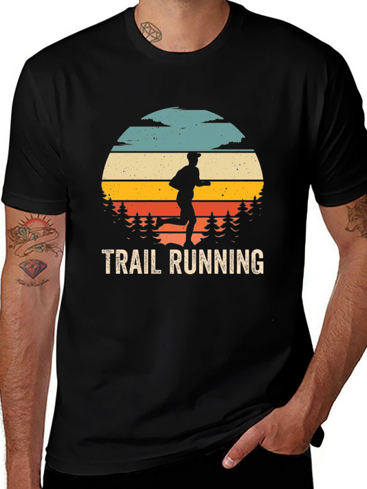 Trail Running Retro Graphic Tee