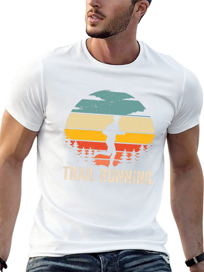 Trail Running Retro Graphic Tee