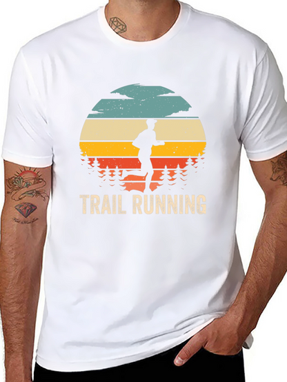 Trail Running Retro Graphic Tee