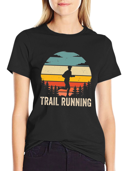 Trail Running Retro Graphic Tee