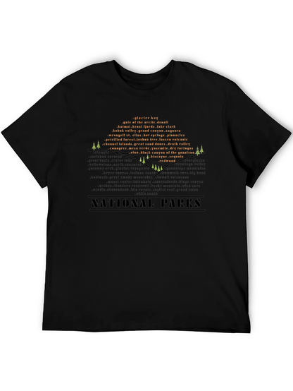 National Parks Word Cloud T-Shirt