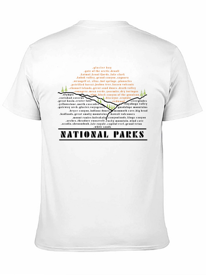 National Parks Word Cloud T-Shirt