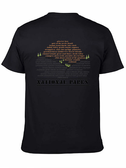 National Parks Word Cloud T-Shirt